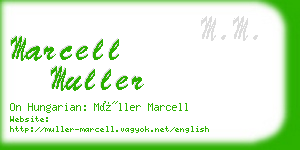 marcell muller business card