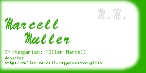 marcell muller business card